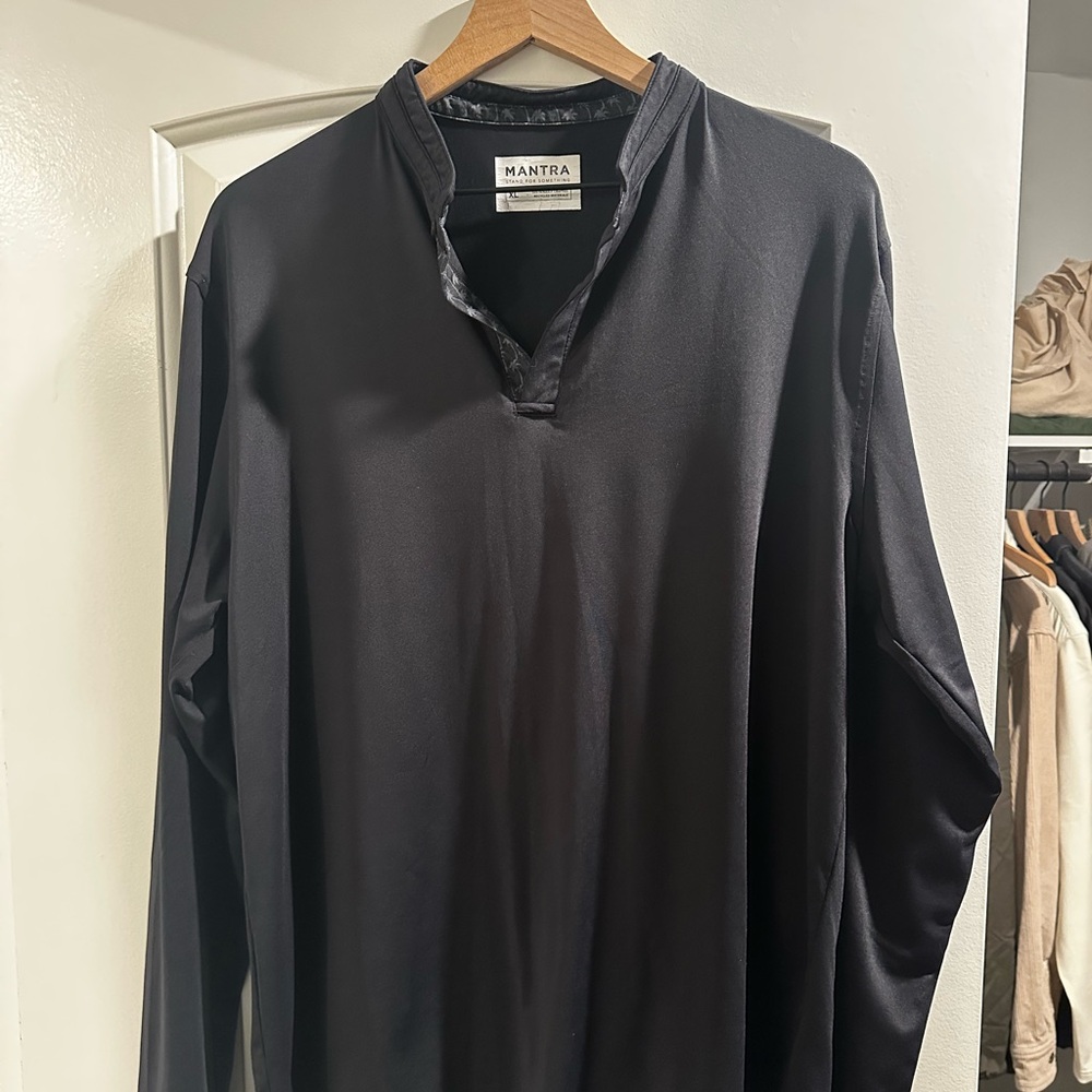 Mantra Black Polo T-Shirt XL NWOT